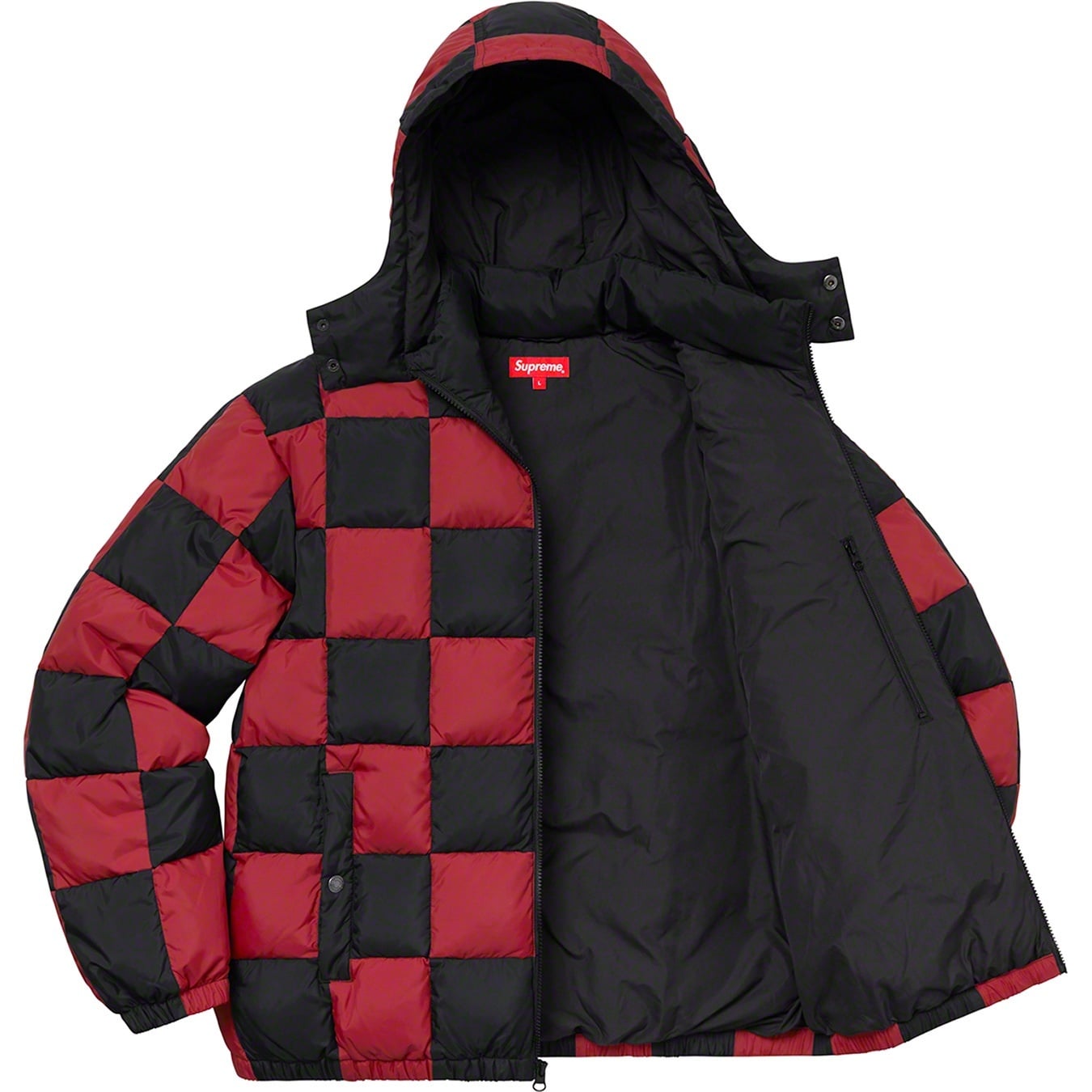 Checkerboard Puffy Jacket view 13